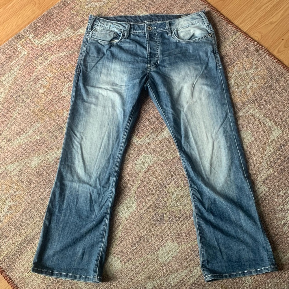 Y2K Faded Blue Buffalo Jeans